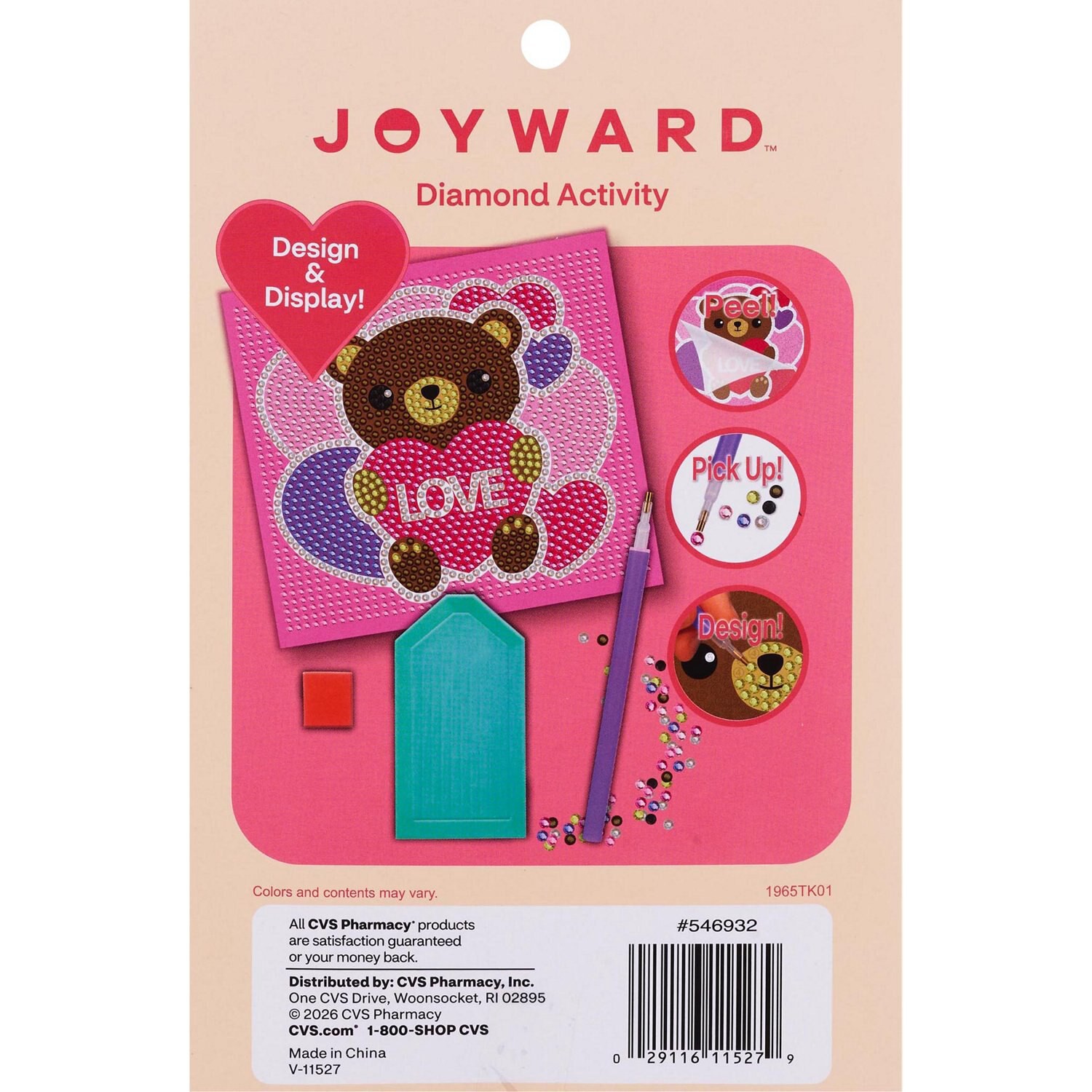 slide 2 of 2, Red & Pink Diamond Activity Kit, 1 ct