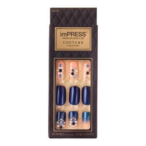 slide 1 of 1, Kiss Impress Press-On Manicure Couture Collection, 30Ct, Admire, 1 ct