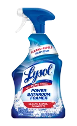 Lysol Power Bathroom Foamer Bathroom Cleaning Spray, Soap Scum and Shine Disinfectant, 32 fl oz