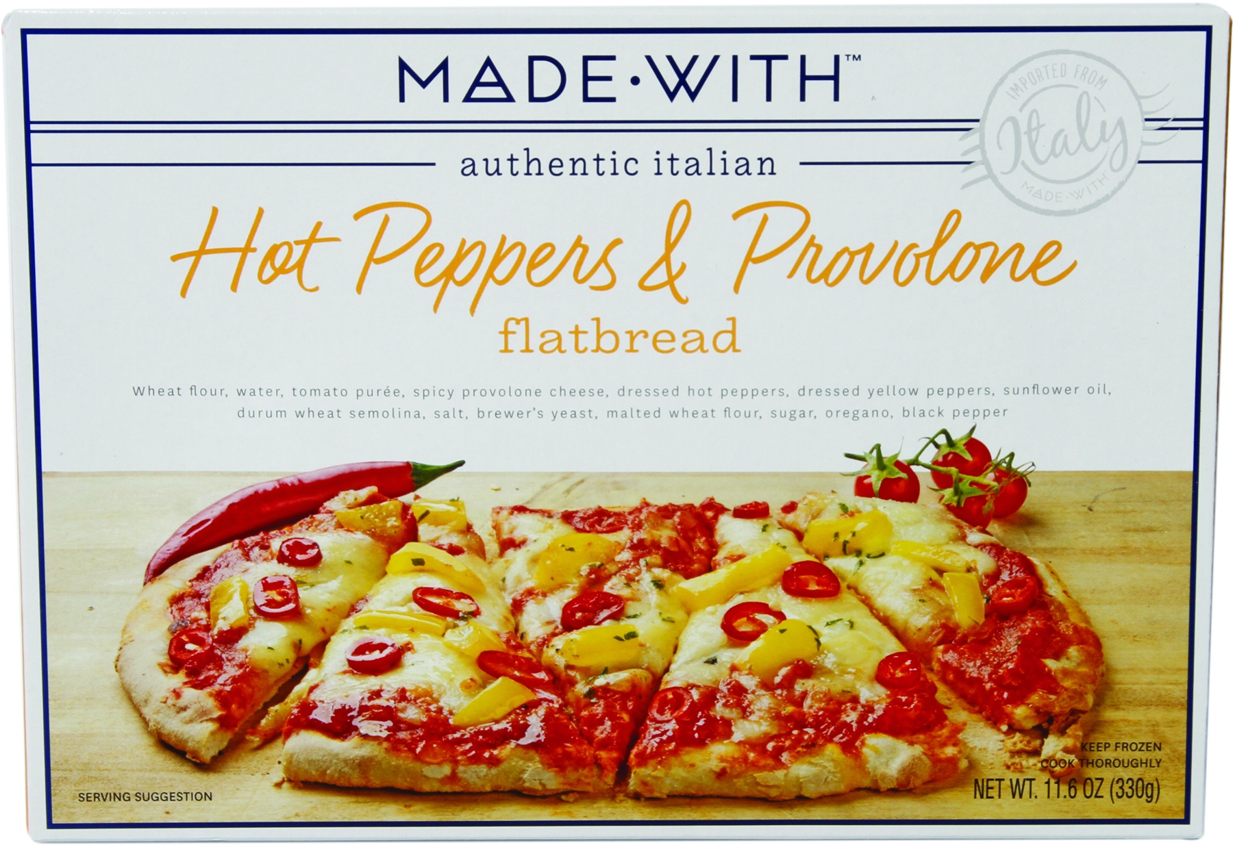slide 1 of 1, Made With Flatbread Pepper Provolone, 11.5 oz