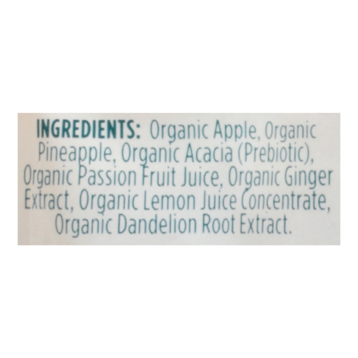 slide 9 of 14, Gutzy Organic Apple Pineapple Passion Fruit + Ginger Dandelion Prebiotic Gut Health Snack 3.9 oz, 3.9 oz