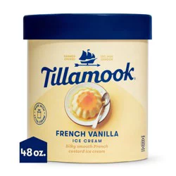 Tillamook French Vanilla Ice Cream, 48 fl oz