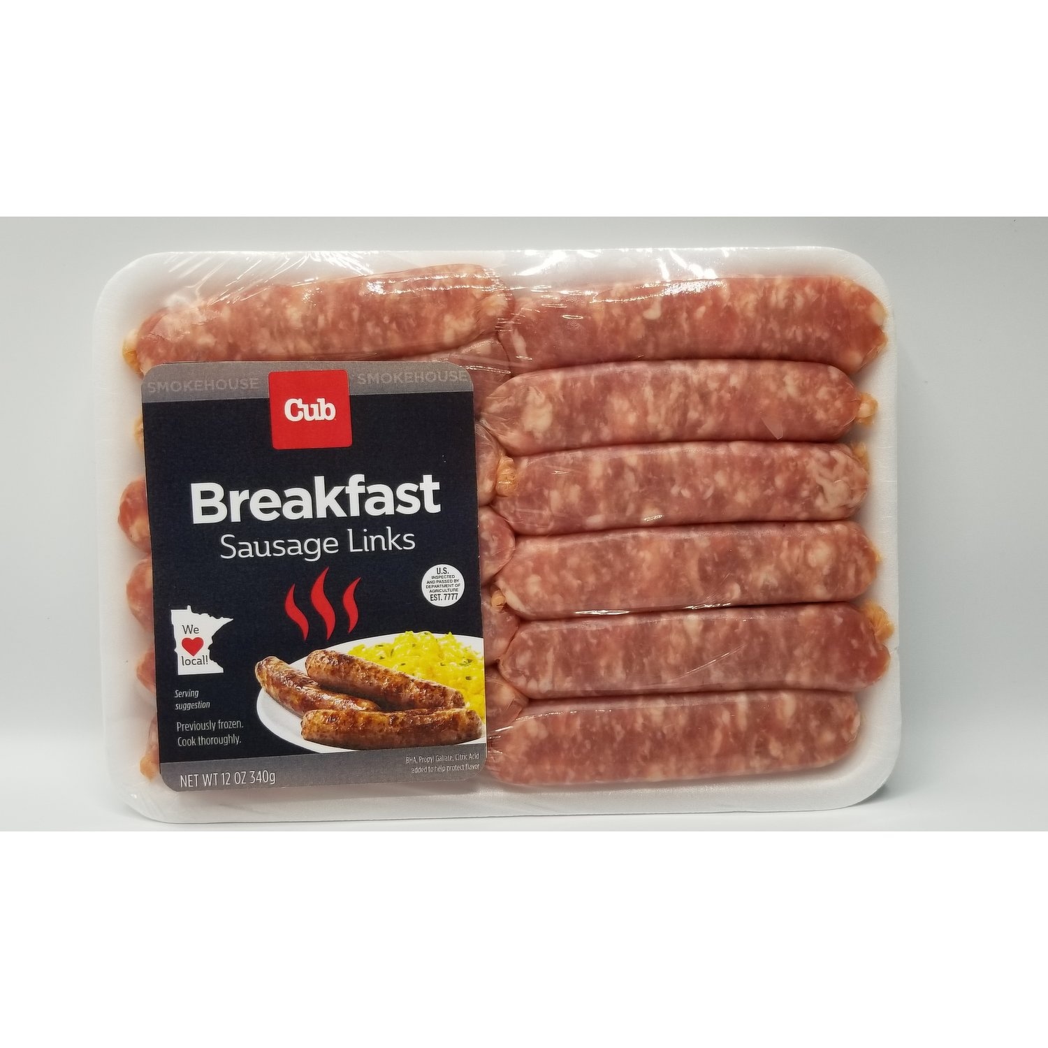 slide 1 of 1, Cub Breakfast Sausage, 12 Ounce, 12 oz