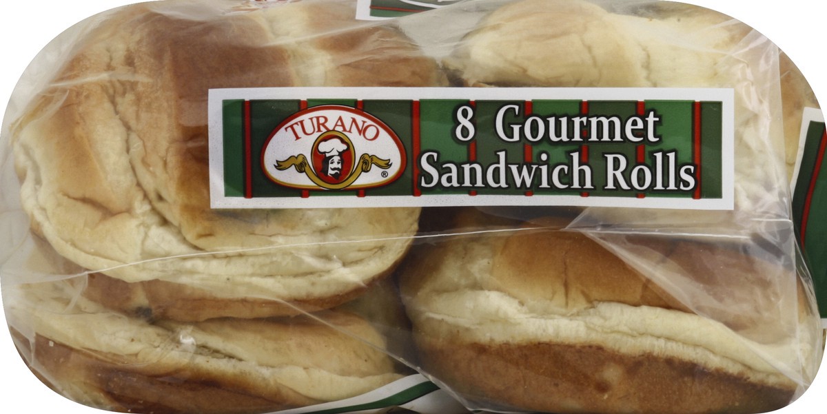 slide 5 of 5, Turano Gourmet Sandwich Rolls, 24 oz, 8 ct, 24 oz