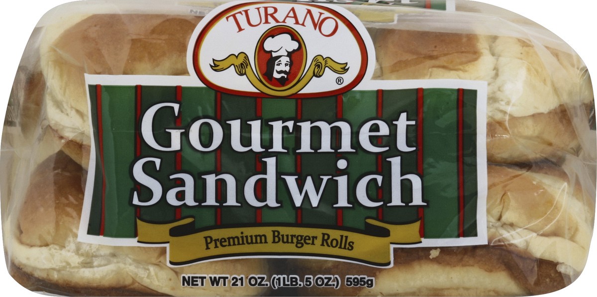 slide 3 of 5, Turano Gourmet Sandwich Rolls, 24 oz, 8 ct, 24 oz