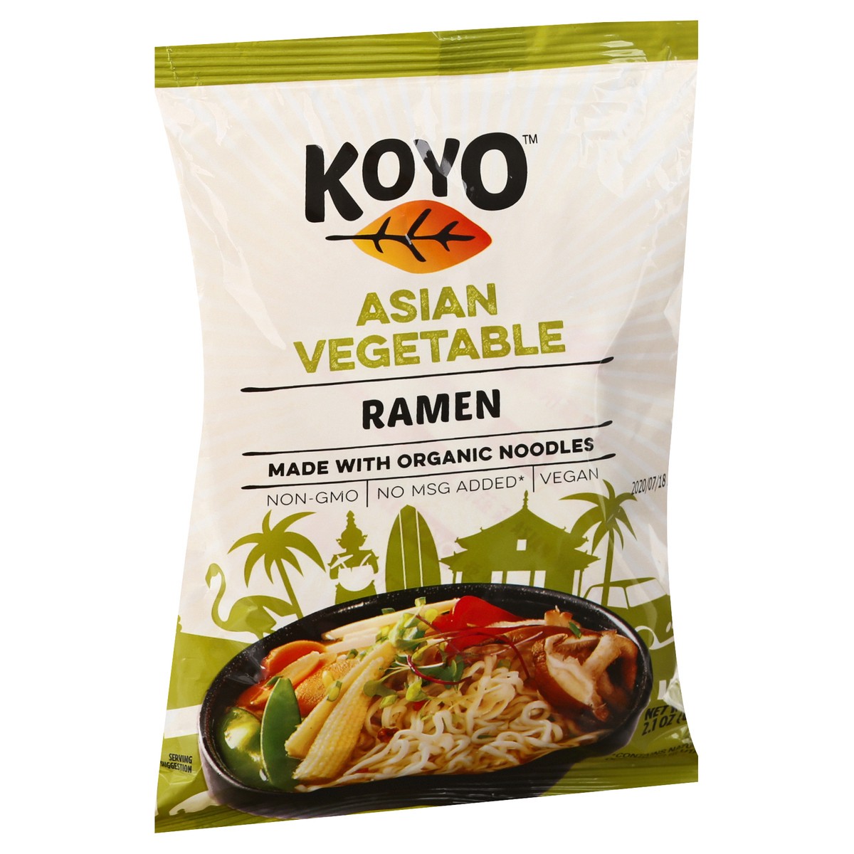 slide 9 of 13, Koyo Asian Vegetable Ramen 2.1 oz, 2.1 oz