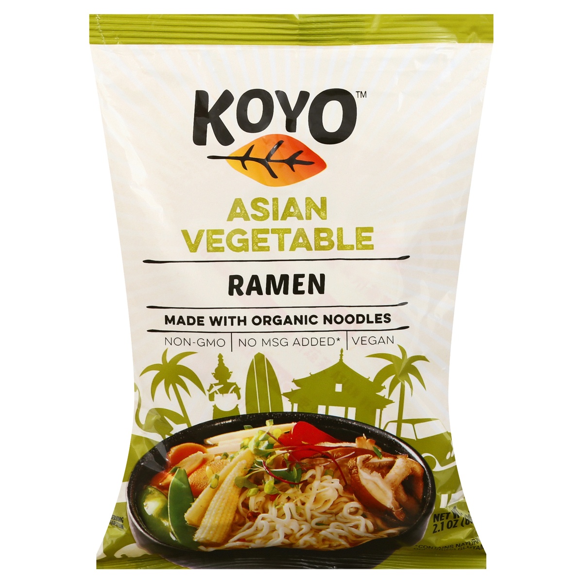 slide 1 of 1, Koyo Asian Vegetable Ramen, 2 oz