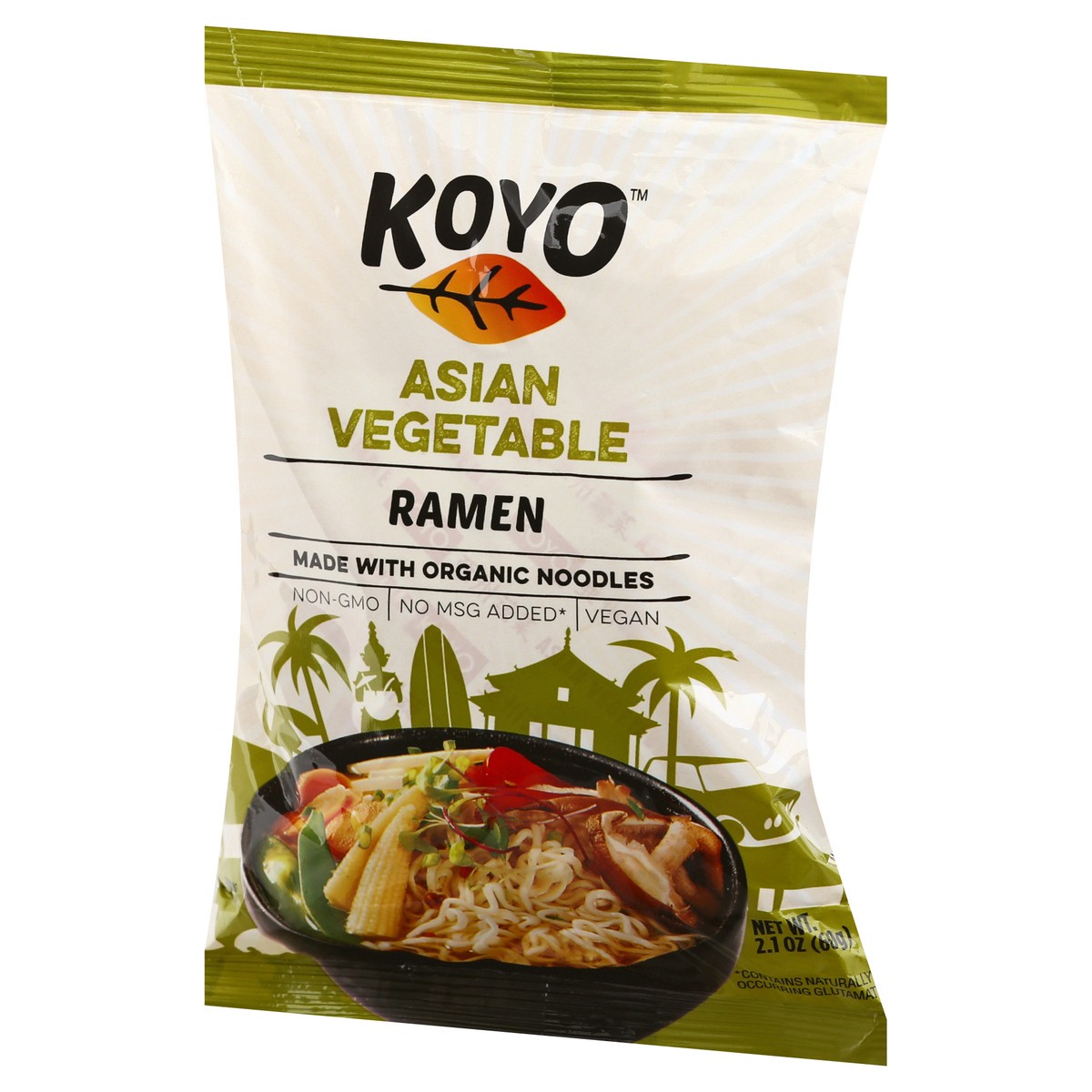 slide 4 of 13, Koyo Asian Vegetable Ramen 2.1 oz, 2.1 oz