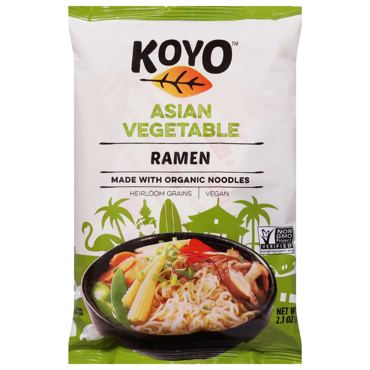 slide 1 of 13, Koyo Asian Vegetable Ramen 2.1 oz, 2.1 oz