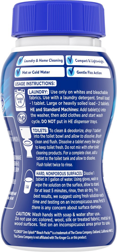 slide 2 of 4, Kroger Ultra Concentrated Bleach Tablets, 32 ct