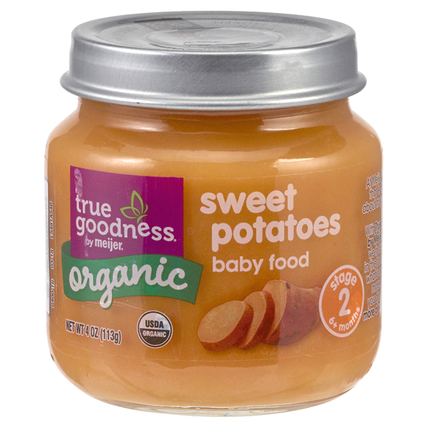 slide 1 of 1, True Goodness ORG Baby Food Sweet Potato, 4 oz