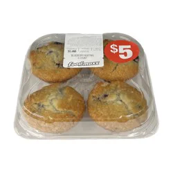 Blueberry Muffins, 4 Count