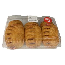 Straw & Cream Cheese Filled Croissants, 6 Count