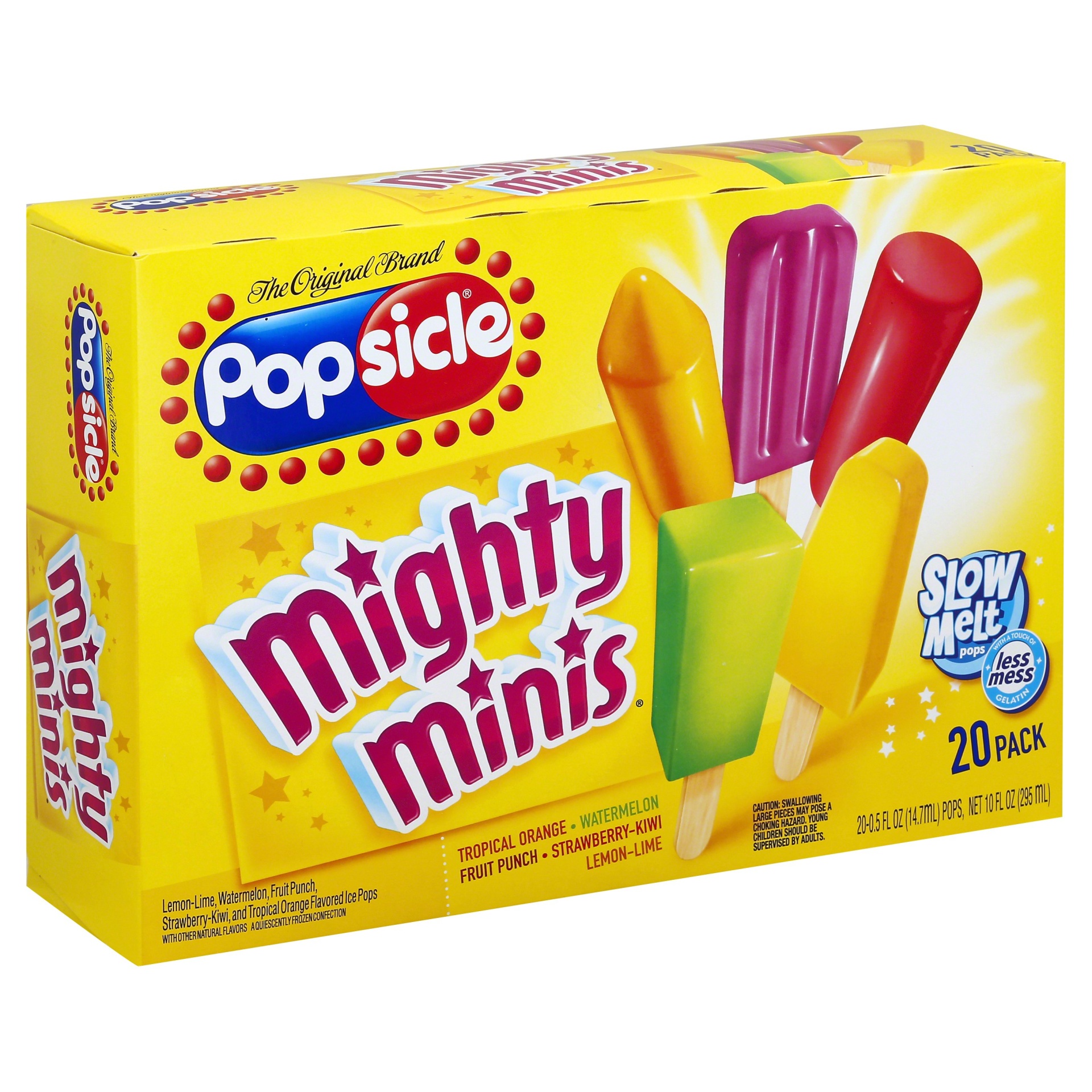 slide 1 of 1, Popsicle Disney Frozen Minis Ice Pops, 20 ct