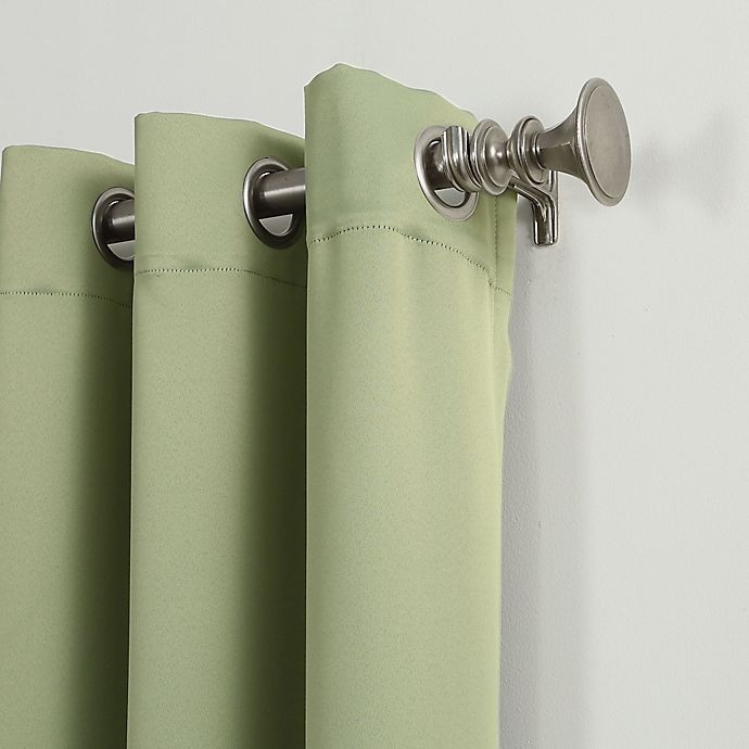 slide 2 of 5, Sun Zero Mariah Grommet Curtain - Sage Green, 95 in