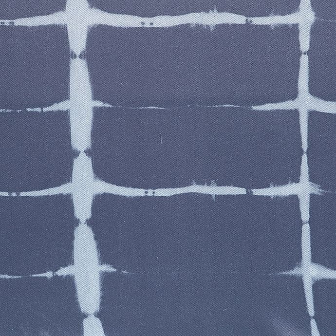 slide 4 of 5, Sun Zero Saki Shibori Print Room Darkening Grommet Curtain PanelÂ - Navy, 84 in