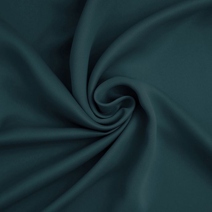 slide 7 of 8, Sun Zero Mariah Grommet Curtain - Teal, 95 in