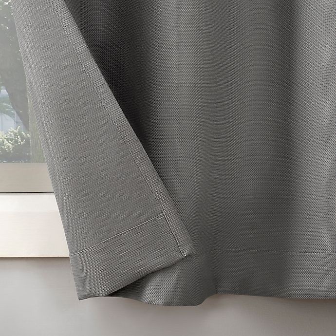 slide 4 of 8, No. 918 No.918 Dylan Casual Textured 3-piece Kitchen Curtain Valance and Tier Set - Gray, 36 in