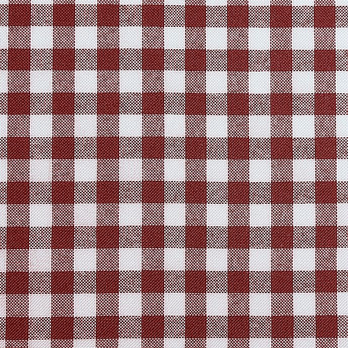 slide 5 of 9, No. 918 No.918 Parkham Farmhouse Plaid 3-Piece Kitchen Curtain Valance and Tier Set - Red, 24 in