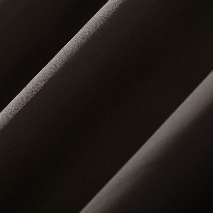 slide 4 of 10, Sun Zero Cyrus Thermal Total Blackout Grommet Window Curtain Panel - Cocoa, 63 in