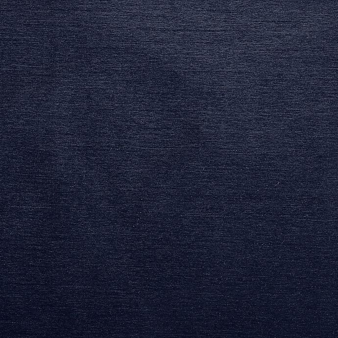 slide 6 of 8, Sun Zero Evelina Backtab Curtain Valance - Navy, 17 in