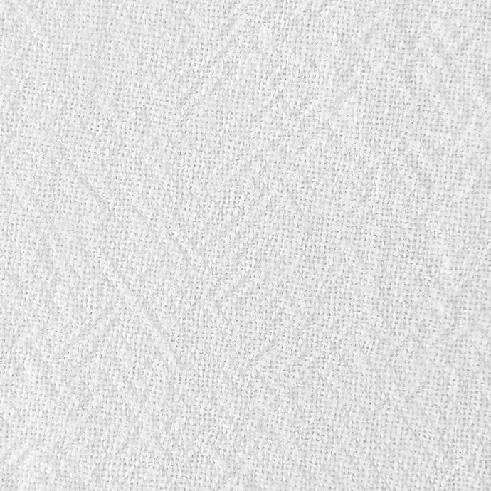 slide 4 of 4, Archaeo Washed Cotton Cafe Curtain - White, 45 in