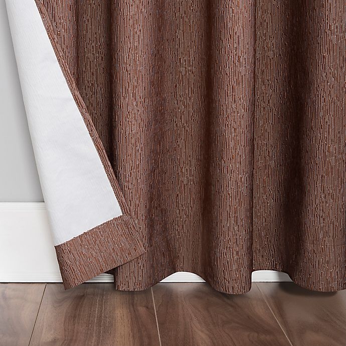 slide 4 of 9, Sun Zero Noir Grommet Window Curtain Panel - Terracotta, 96 in