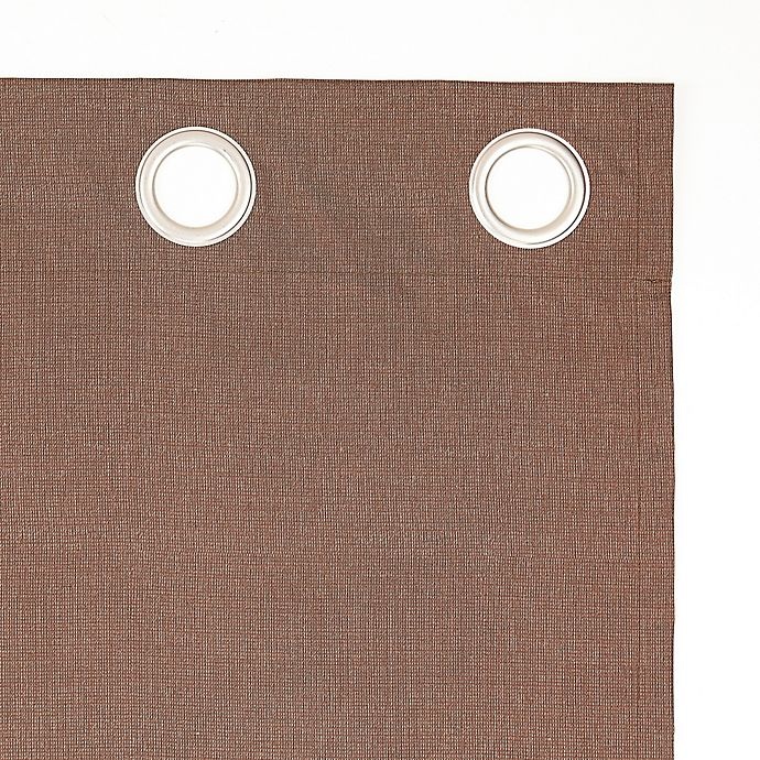 slide 7 of 8, Sun Zero Duran Grommet 100% Blackout Window Curtain Panel - Cedar, 63 in