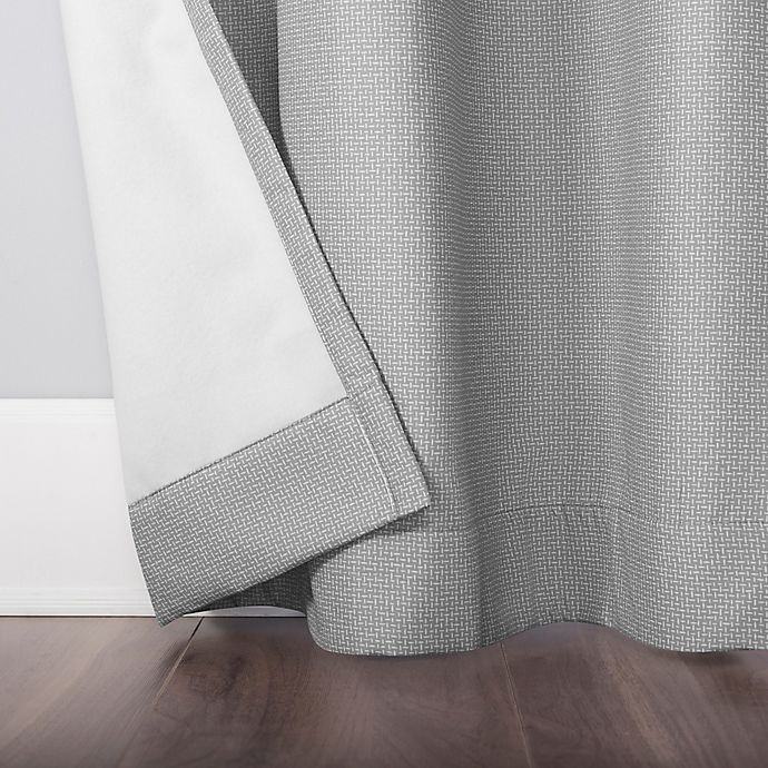 slide 5 of 6, No. 918 Lindstrom Room Darkening Grommet Window Curtain Panel - Grey, 84 in