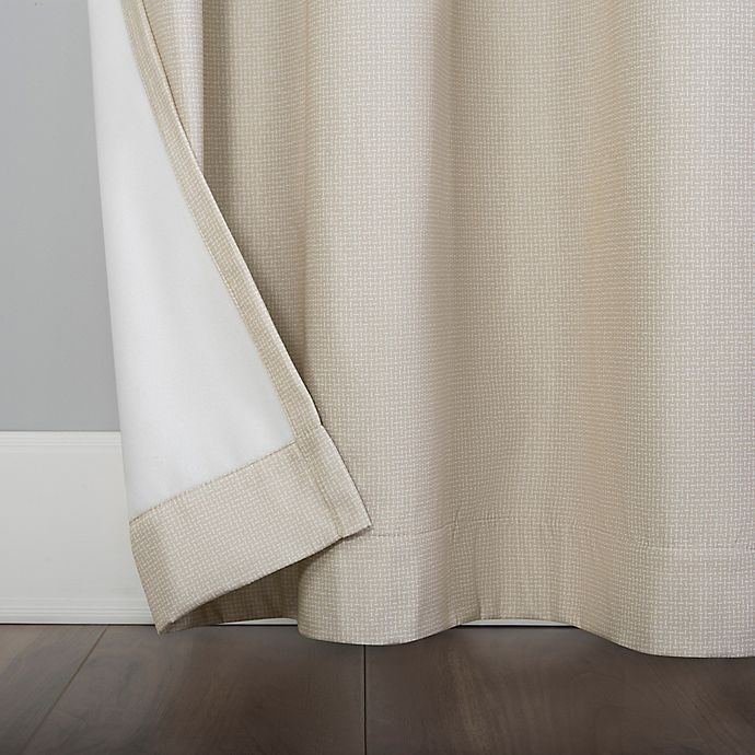 slide 5 of 6, No. 918 Lindstrom Room Darkening Grommet Window Curtain Panel - Stone, 96 in