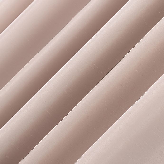 slide 5 of 10, Sun Zero Evelina Faux Silk Thermal Blackout Back Tab Window Curtain Panel - Blush, 84 in