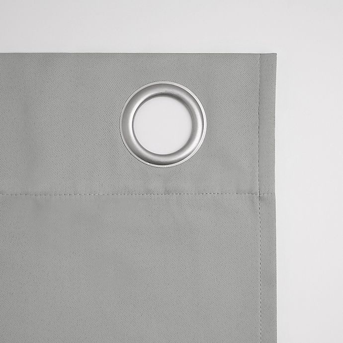 slide 3 of 9, Sun Zero Riley Kids Bedroom Room Darkening Grommet Window Curtain Panel - Silver Gray, 84 in