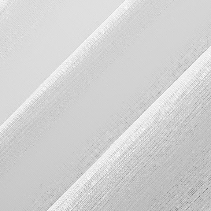 slide 5 of 6, No. 918 Herschel Slub Texture Semi-Sheer Grommet Window Curtain Panel - White, 96 in