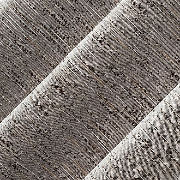 slide 4 of 8, Sun Zero Denver Distressed Stripe Total Blackout Curtain Panel - Latte (Single), 96 in