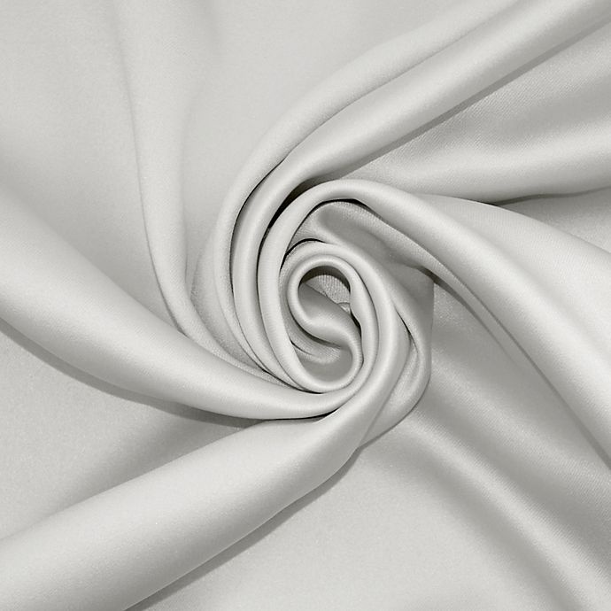 slide 8 of 8, Sun Zero Oslo Extreme Total Blackout Grommet Window Curtain Panel - Pearl, 54 in