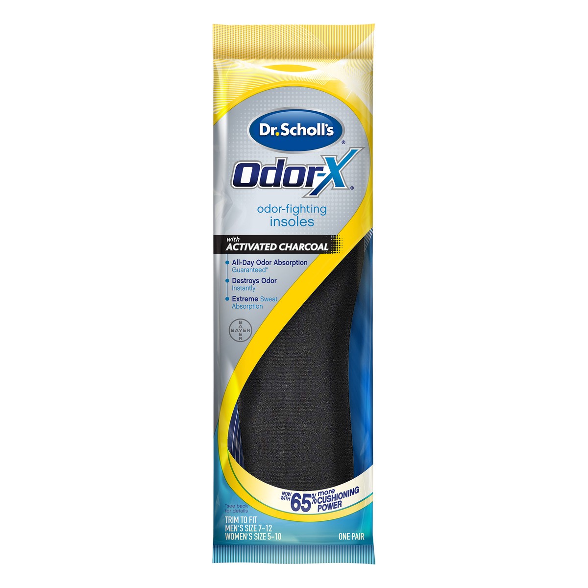 slide 4 of 4, Dr. Scholl's Odor-Fighting Insoles 1 ea, 1 ct