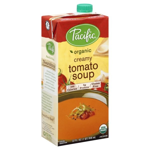 slide 1 of 1, Pacific Organic Creamy Tomato Soup, 32 oz