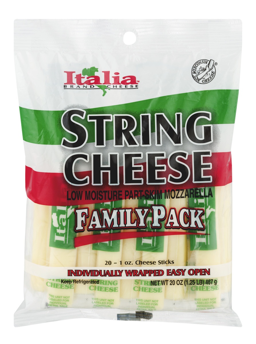 slide 1 of 1, Shullsburg Italia String Cheese, 20 oz