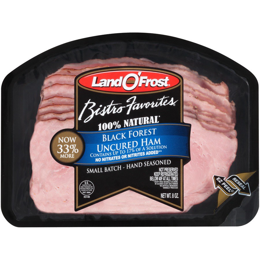 slide 1 of 9, Land O' Frost Bistro Favorites Black Forest Turkey Breast 8 oz, 8 oz