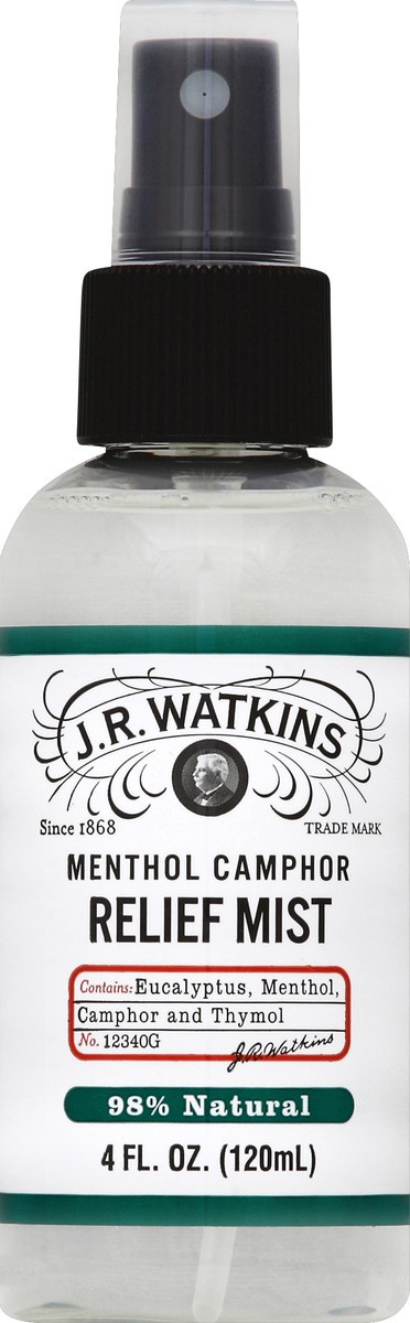 slide 1 of 3, J.R. Watkins Relief Mist 4 oz, 4 oz