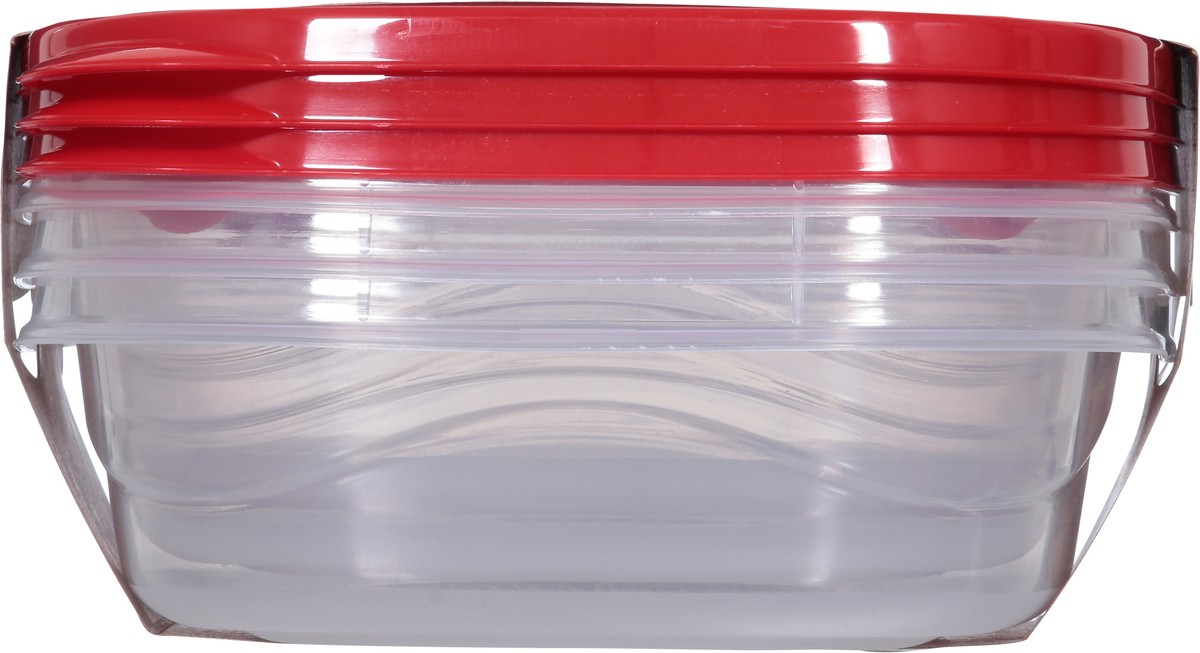 slide 5 of 9, Rubbermaid Containers with Lids 3 ea, 3 ct; 32 oz