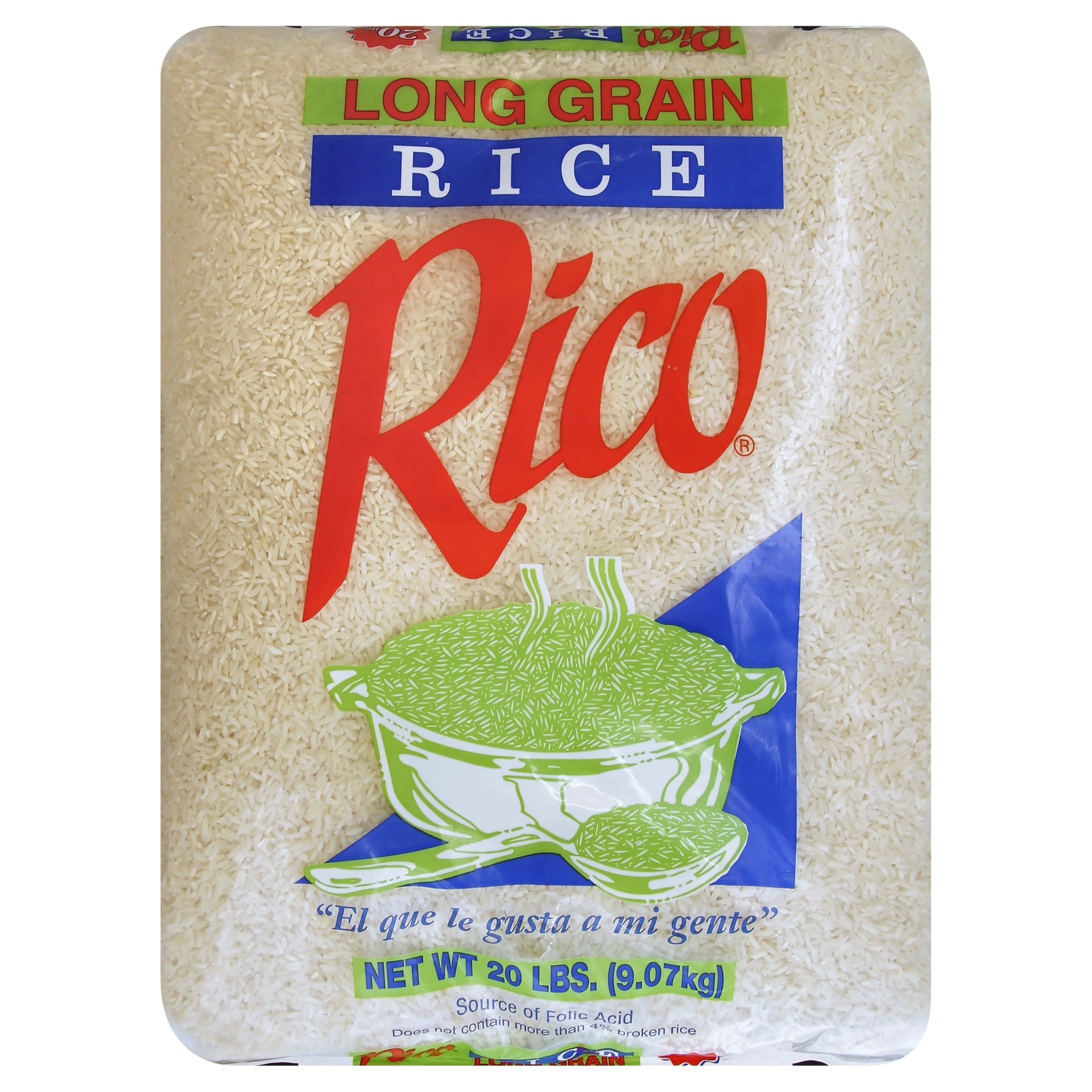slide 1 of 1, Rico Long Grain Rice, 20 lb