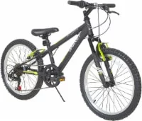 Dynacraft Children's 7S Shock Zone Bicycle - Black/Volt