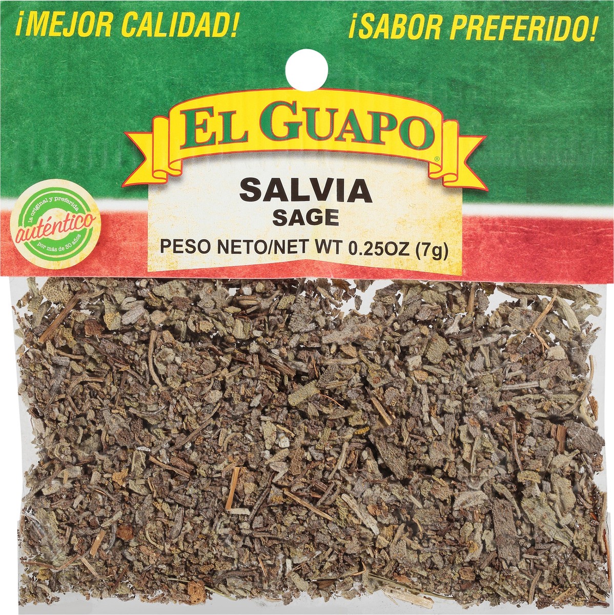 slide 5 of 9, El Guapo Whole Sage (Salvia Entera), 0.25 oz, 0.25 oz