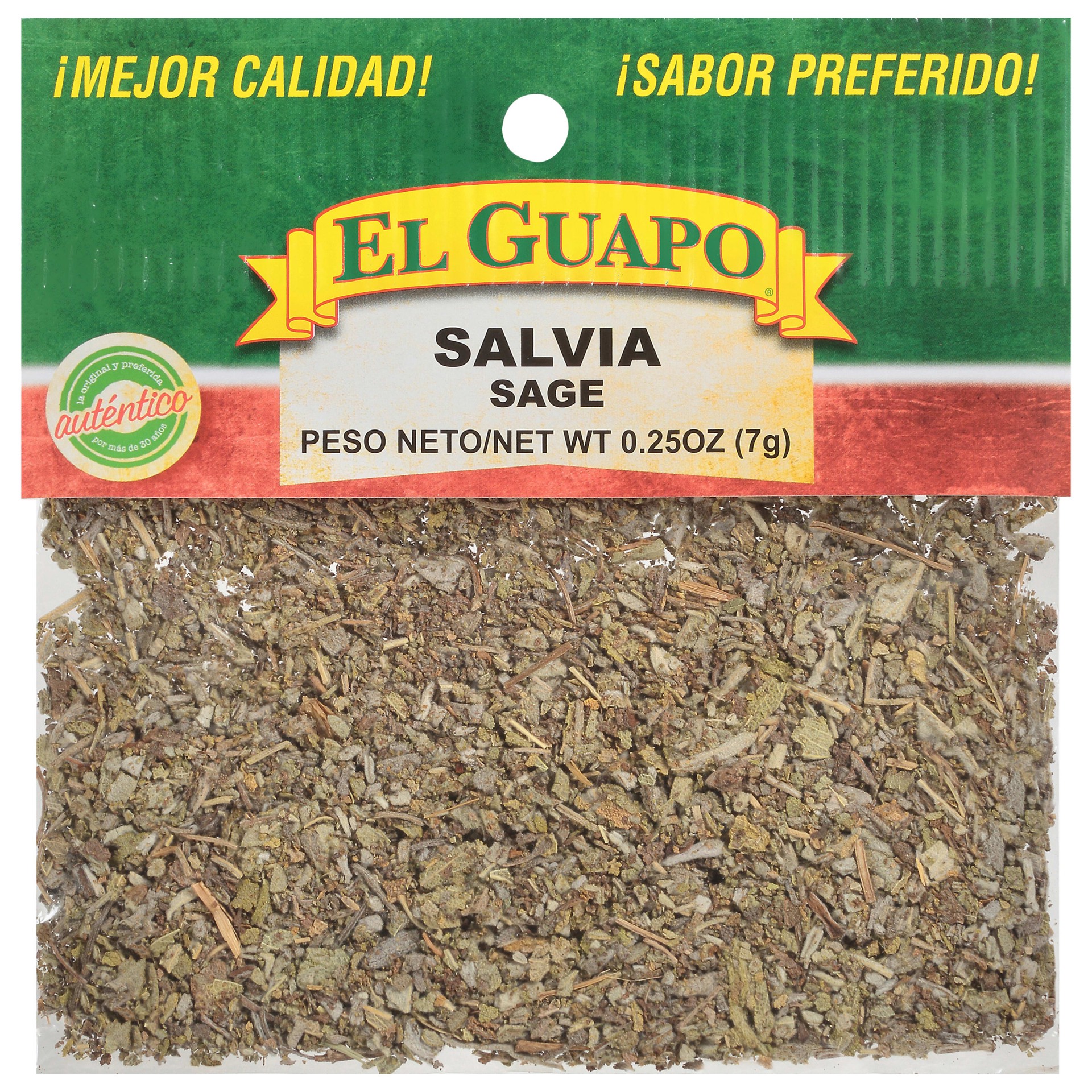 slide 1 of 9, El Guapo Whole Sage (Salvia Entera), 0.25 oz, 0.25 oz