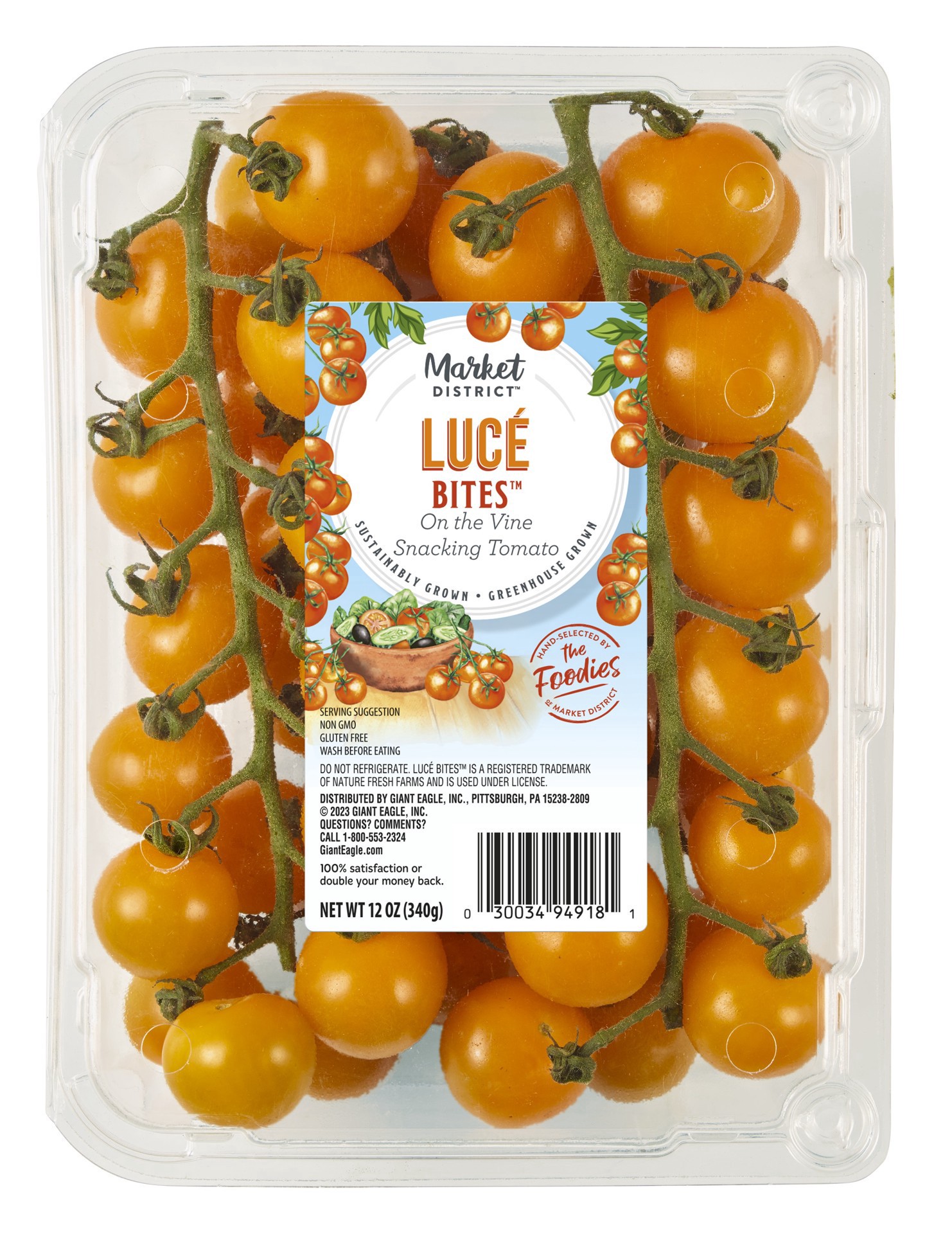 slide 1 of 1, Naturefresh Farms Nature Fresh Farms Tomatoes, Orange Cherry, 12 oz