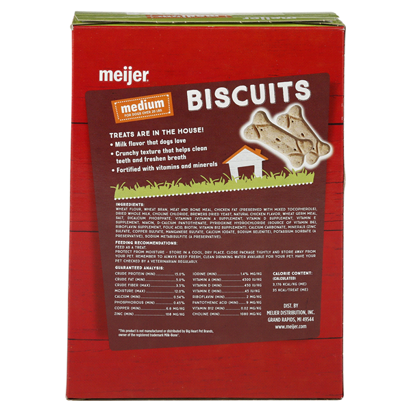 slide 4 of 5, Meijer Main Choice Medium Dog Biscuits, 24 oz