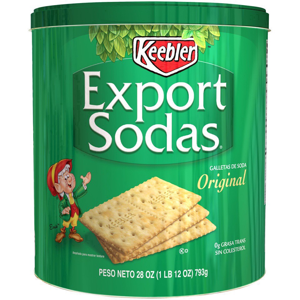 slide 50 of 63, Keebler Export Sodas Soda Crackers, Original, 28 oz, 28 oz