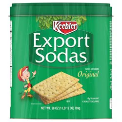 Keebler Export Sodas Original Soda Crackers