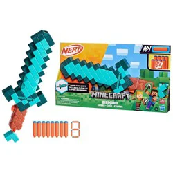 NERF Minecraft Diamond Toy Sword